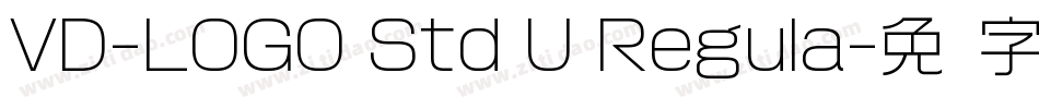 VD-LOGO Std U Regula字体转换